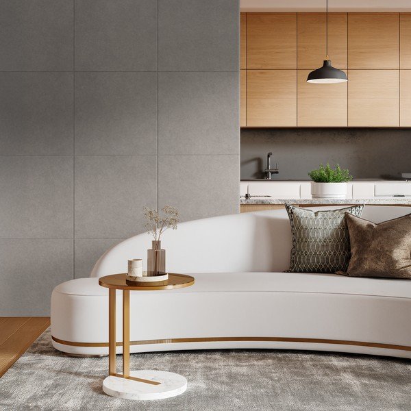 Tekstilni akustični paneli v kompletu 2 ks 60x60 cm Concrete II – Styler-image-1