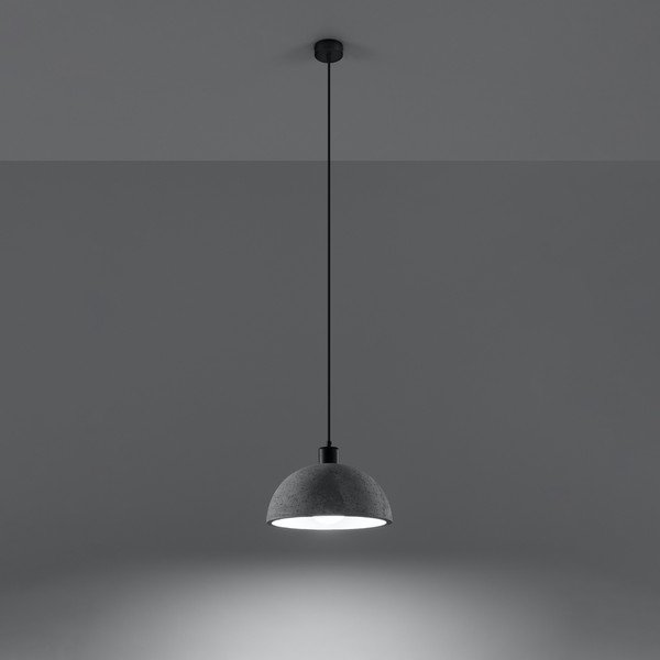 Siva viseča svetilka ø 30 cm Gonzo – Sollux-image-1