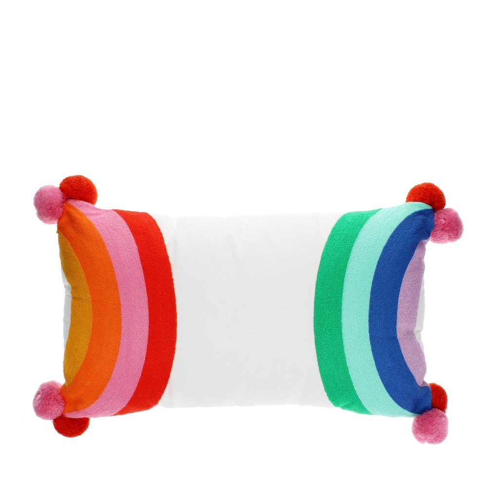 Otroška blazina iz mešanice bombaža 50x33 cm Rainbow