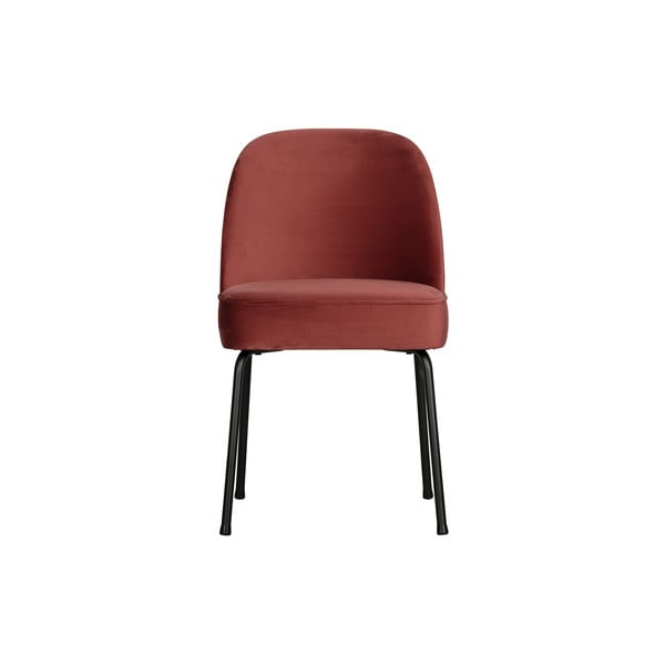 Rdeči žametni jedilni stoli v kompletu 2 ks Vogue Chestnut – BePureHome