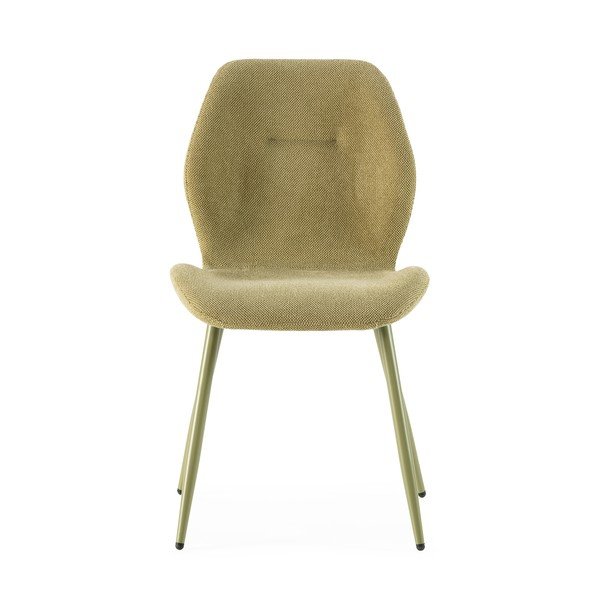 Zeleni oblazinjeni jedilni stoli v kompletu 4 ks Ansu – Marckeric-image-3