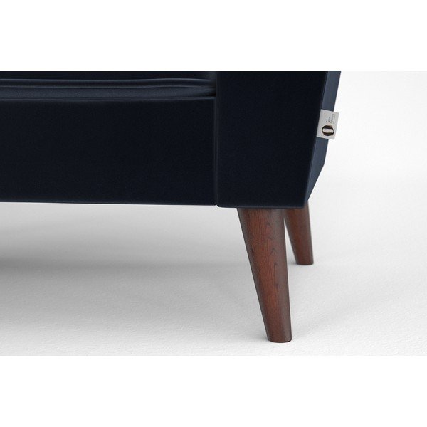 Temno modra žametna zofa My Pop Design Auteuil-image-1