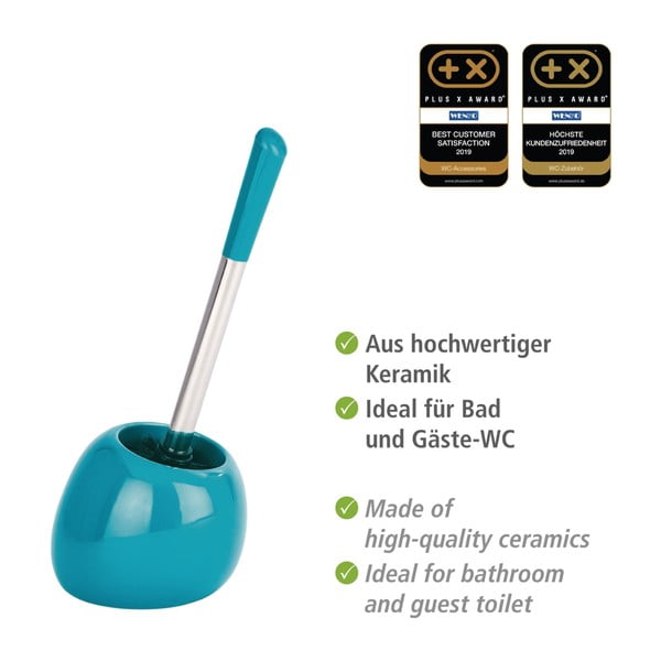 Petrolejsko modra WC ščetka Wenko Polaris Petrol-image-4