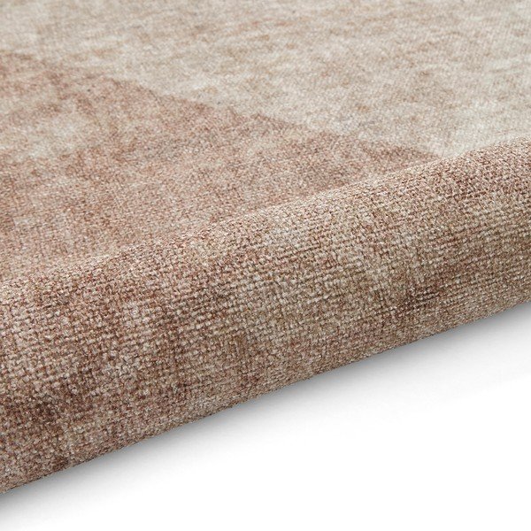 Svetlo rjava pralna preproga iz mešanice bombaža 122x170 cm Whisper – Think Rugs-image-3