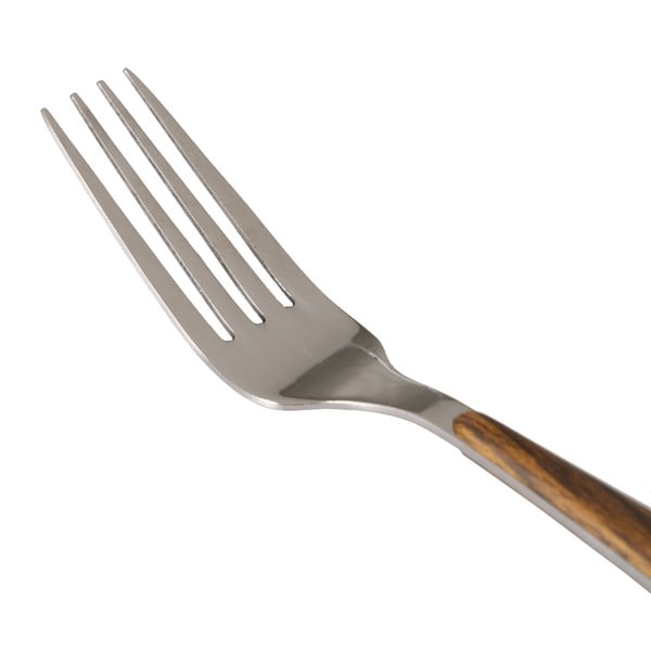 Rjav/srebrn pribor iz nerjavečega jekla 24 ks – Ixia-image-1