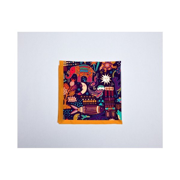 Ženski šal Madre Selva Electric Animals, 70 x 50 cm-image-3