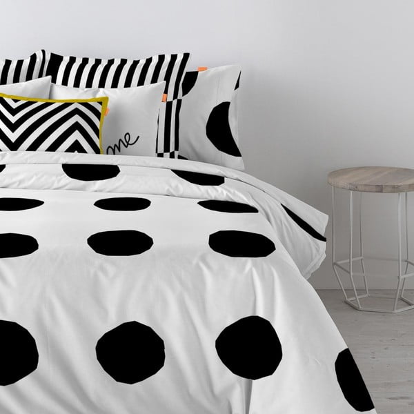 Bombažna prevleka za odejo Blanc Dot, 200 x 200 cm-image-2