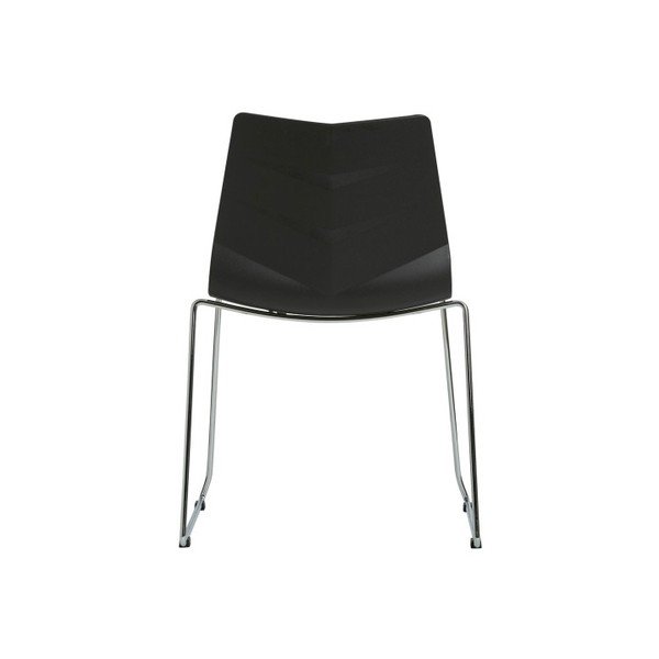 Komplet 4 črnih jedilnih stolov Marckeric Sara-image-1