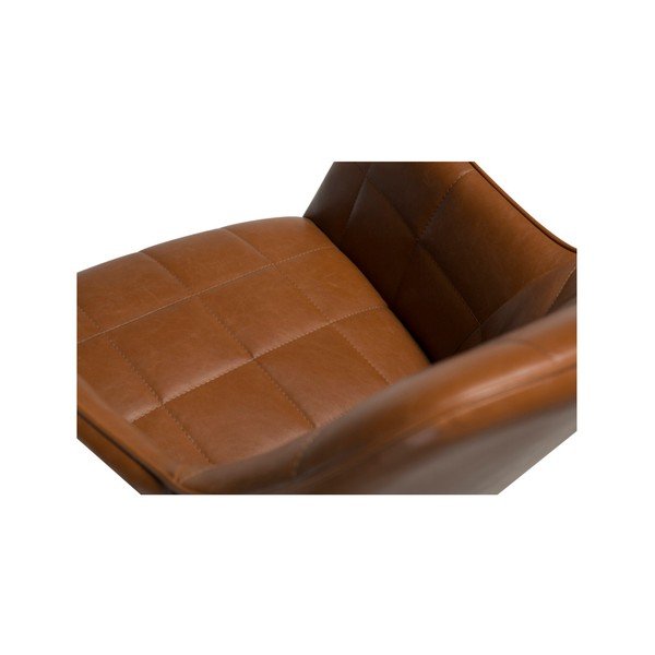 Rjav stol iz usnja DAN-FORM Denmark Embrace Vintage-image-3