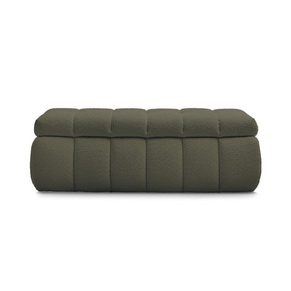 Zelena klop iz tkanine bouclé Mont Blanc – Bobochic Paris-image-2