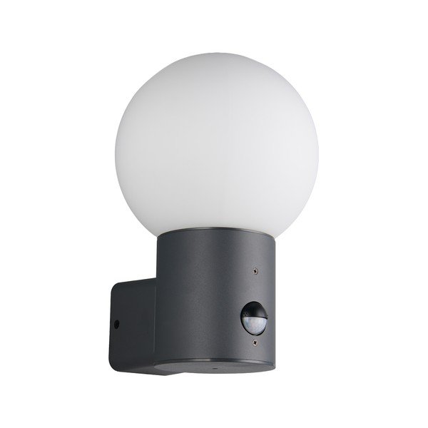 Stenska zunanja svetilka s senzorjem gibanja ø 18 cm Mures – Trio