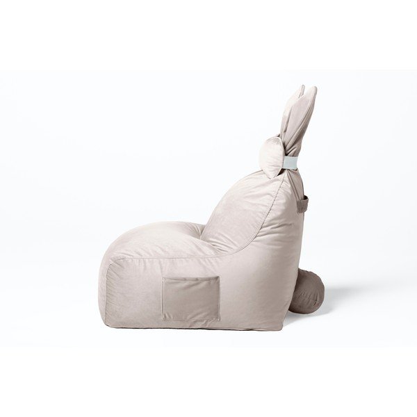 Bež otroška vreča za sedenje Funny Bunny – The Brooklyn Kids-image-4