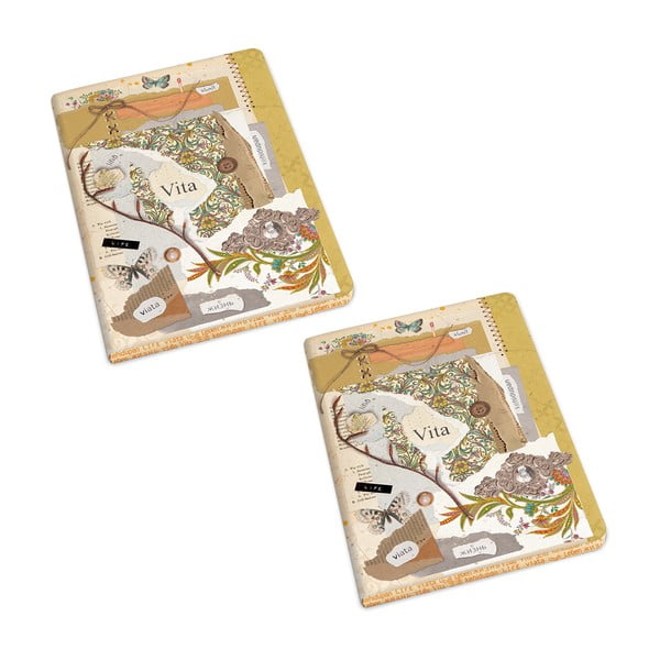 A6 zvezki v kompletu 192 stran 2 ks Vita – Kartos-image-1