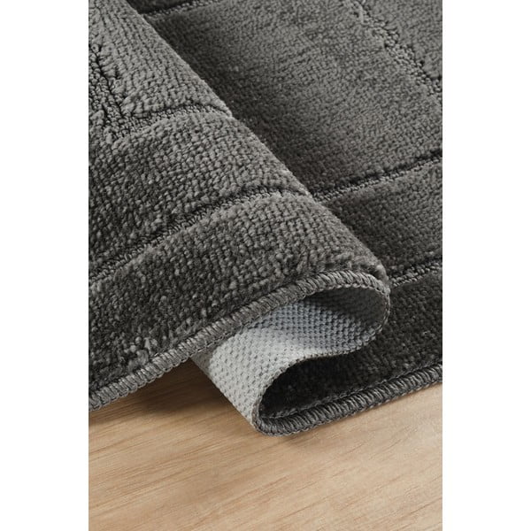Antracitno sive kopalniške preproge v kompletu 2 ks 50x80 cm Cerceve – Foutastic-image-2