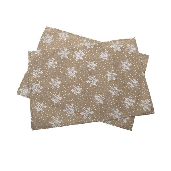 Tekstilni pogrinjki v kompletu 2 ks z božičnim motivom 32x45 cm – Dakls