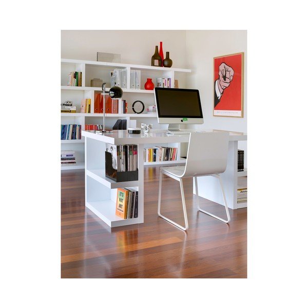 TemaHome Multi bela delovna miza, dolžina 180 cm-image-1