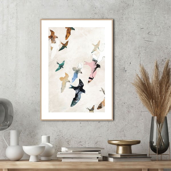 Slika 30x40 cm Abstract Birds – Malerifabrikken-image-2