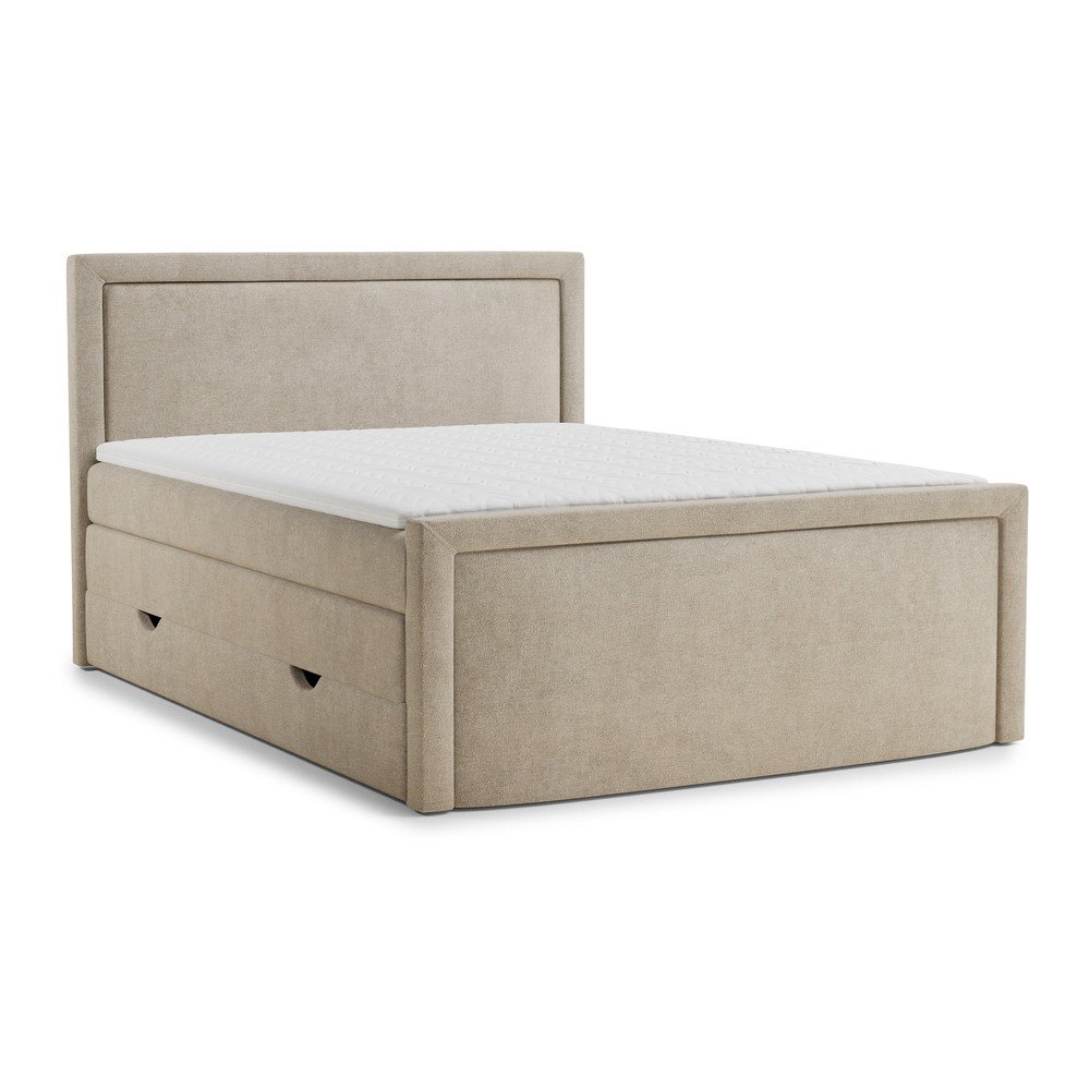 Boxspring postelja s prostorom za shranjevanje Fresco
