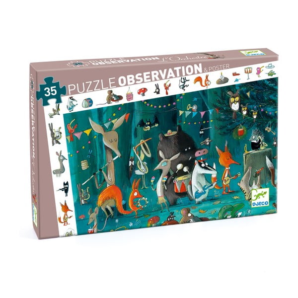 Otroška sestavljanka Djeco Observation Forest Orchestra