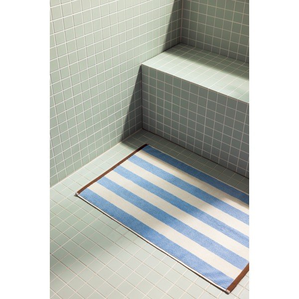 Modra tekstilna kopalniška preproga 50x80 cm Gobo – noo.ma-image-2