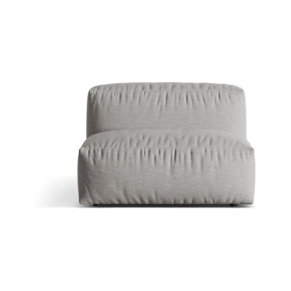 Svetlo siv modul za sedežno garnituro (sredinski modul) Martina – Micadoni Home