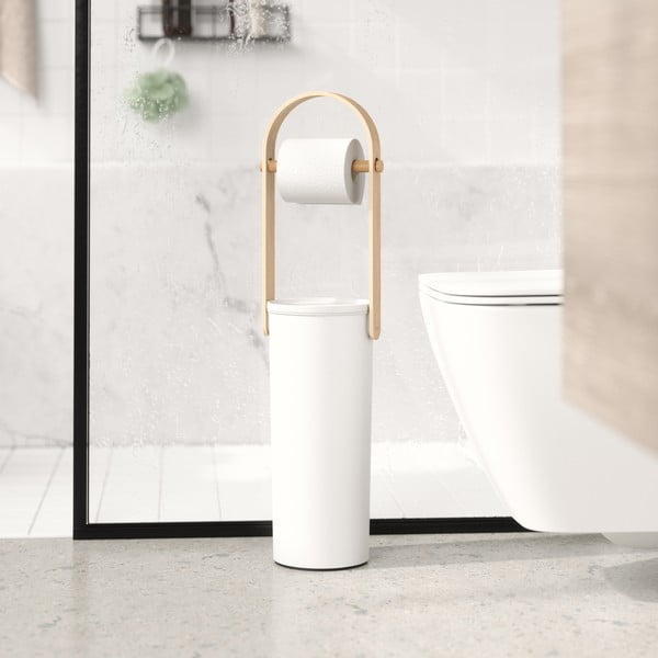 Belo plastično stojalo za WC papir Bellwood – Umbra-image-3
