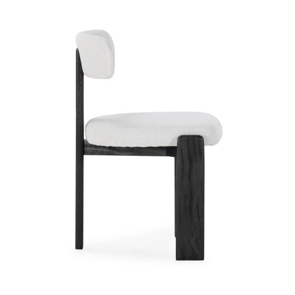 Črni/svetlo sivi oblazinjeni jedilni stoli v kompletu 2 ks Nadia – MOME-image-1