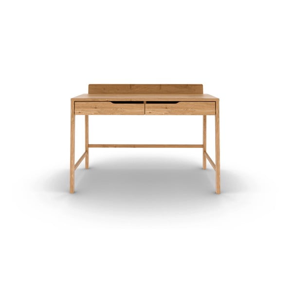 Pisalna miza iz masivnega hrasta 65x120 cm Twig – The Beds