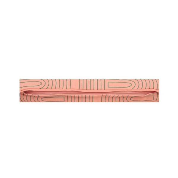 Vzglavnik Retro Grid Peach Pink, 45x45 cm-image-1