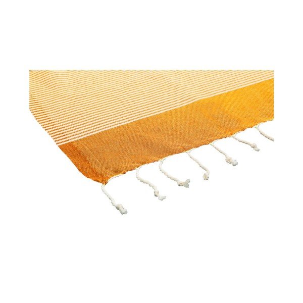 Oranžna brisača za hamam stran, 100 x 180 cm-image-1