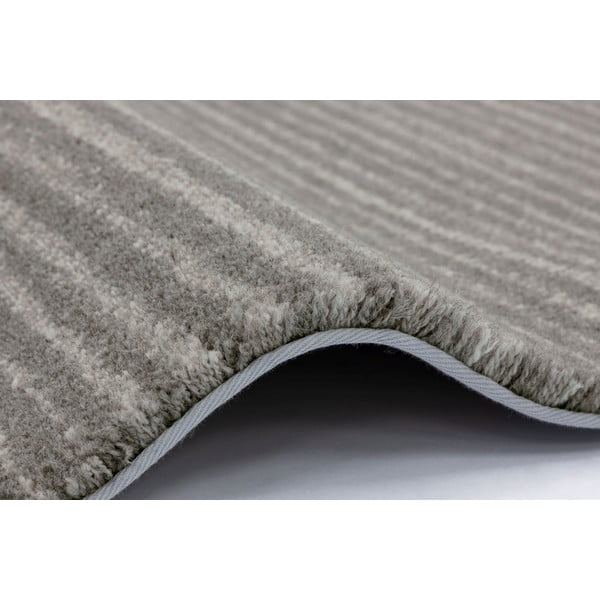 Siva volnena preproga 160x240 cm Calisia M Ribs – Agnella-image-3