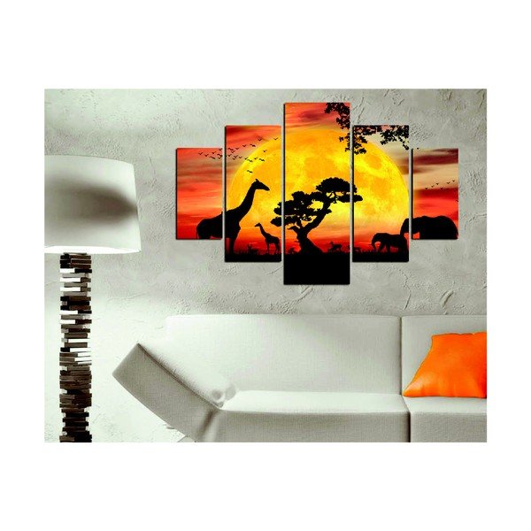 Večdelna slika Safari, 92 x 56 cm-image-1