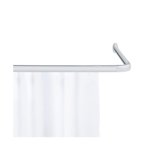 Palica za zaveso za tuš v sijajno srebrni barvi Era – Wenko