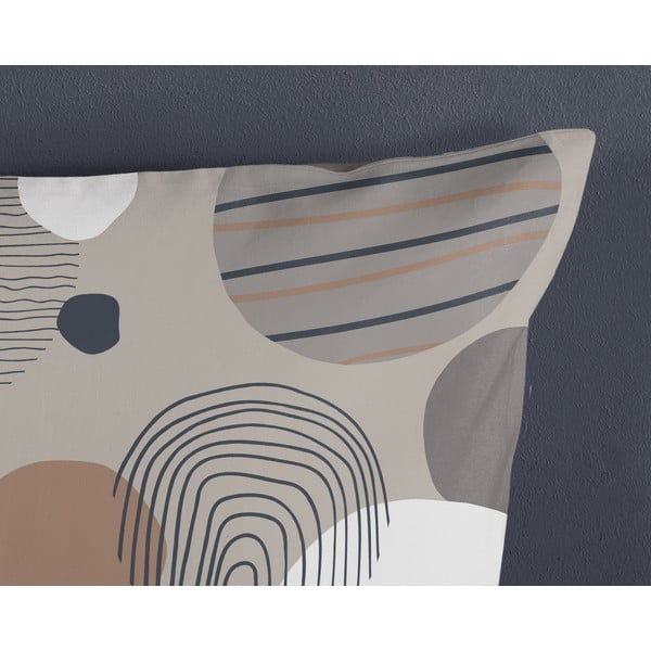 Siva enojna podaljšana bombažna posteljnina 140x220 cm Hendrik – Good Morning-image-3