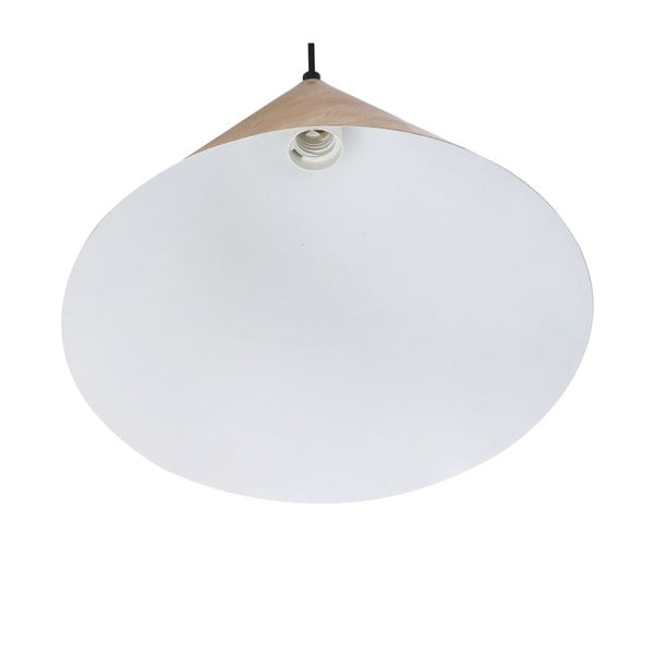Rjava viseča svetilka s kovinskim senčnikom ø 32 cm Dunca – Candellux Lighting-image-4