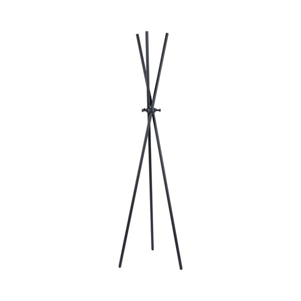 Črn jeklen obešalnik Darwin – White Label