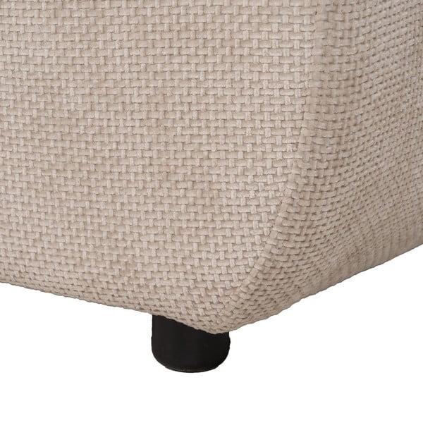 Bež tabure iz šenilje Minimal – Ixia-image-3