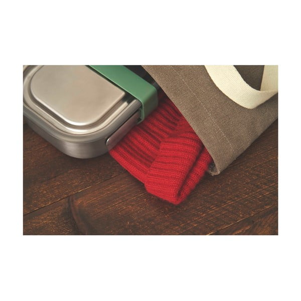 Posoda za prigrizke iz nerjavečega jekla z zelenim trakom Black + Blum, 1000 ml-image-3