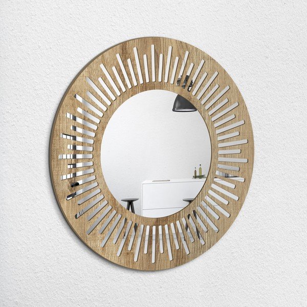 Stensko ogledalo ø 50 cm Julie - Styler-image-3