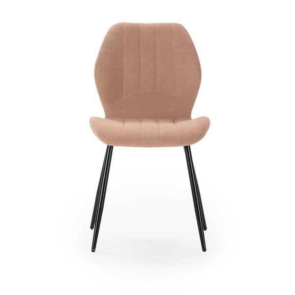 Rožnato-oranžni jedilni stoli v kompletu 4 ks Milu – Marckeric-image-2