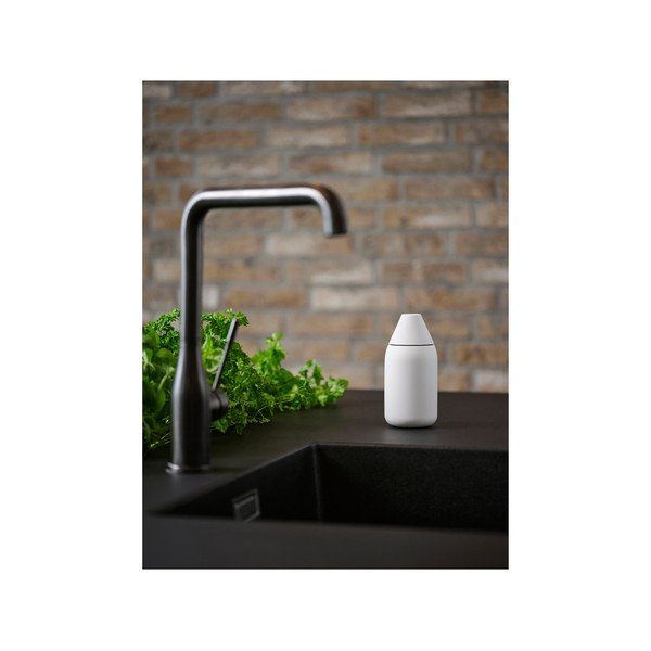 Svetlo siv silikonski dozirnik za milo 300 ml Singles – Zone-image-3