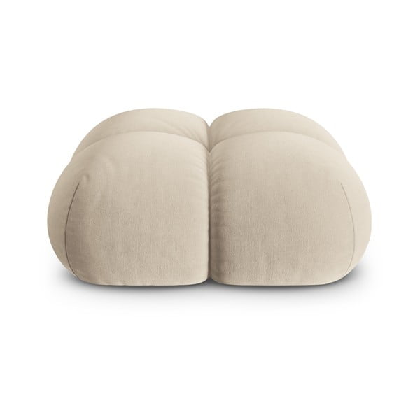 Bež žameten tabure Loretto – Cosmopolitan Design