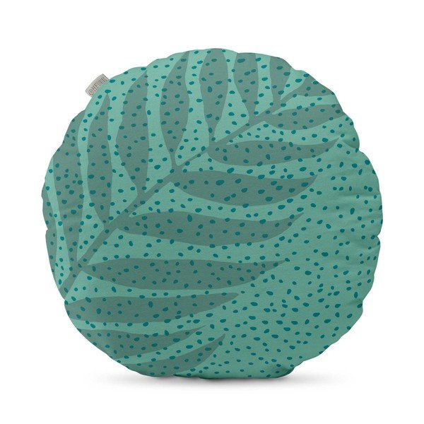 Bombažni obojestranski vzglavnik HF Living Zuly Jungle, ⌀ 50 cm-image-1