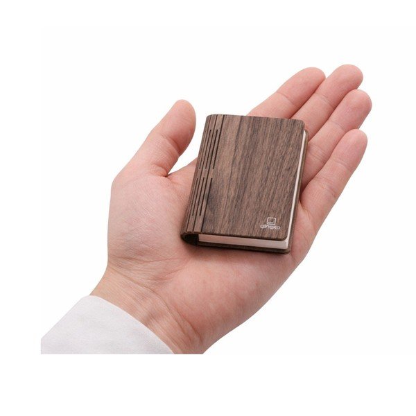 Prenosljiva svetlobna dekoracija na USB v temni naravni barvi BookLight – Gingko