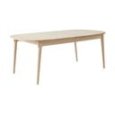 Raztegljiva jedilna miza iz masivnega hrasta v naravni barvi 106x184 cm Miro – Hammel Furniture