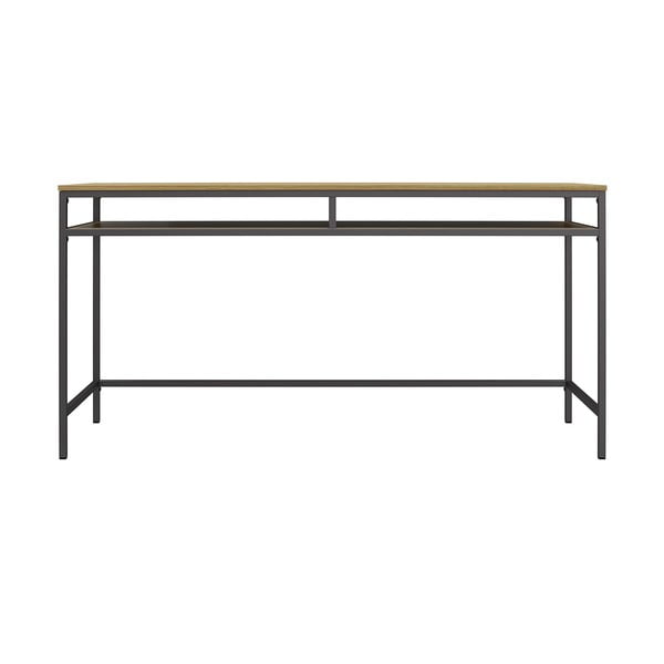 Pisalna miza z mizno ploščo v hrastovem dekorju 51x153 cm Bradford – Støraa-image-2