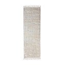 Kremno bel tekač 80x300 cm Esra Cobbled – Flair Rugs