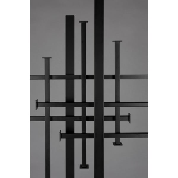 Črn jeklen obešalnik 71x185 cm Rumex – Dutchbone-image-3