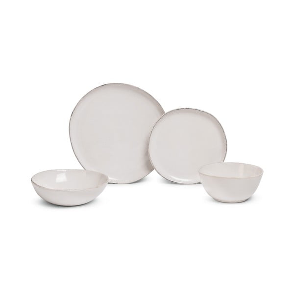 Lončen jedilni servis 24 ks Snow Heart – Bonami Essentials-image-2