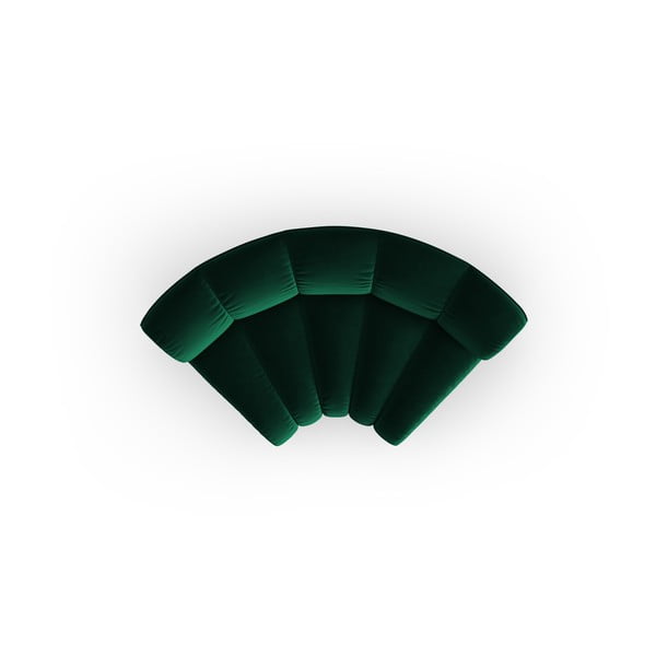 Zelen žameten modul za sedežno garnituro (s kotom po izbiri) Lupine – Micadoni -image-2